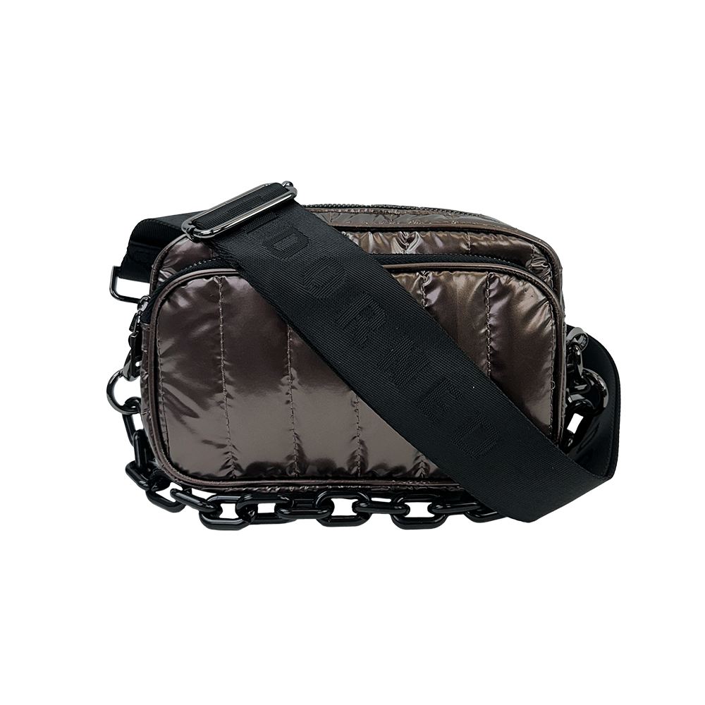 AHDORNED - Vente Sac à bandoulière – femme - Sac à bandoulière en nylon liquide matelassé Ramona10