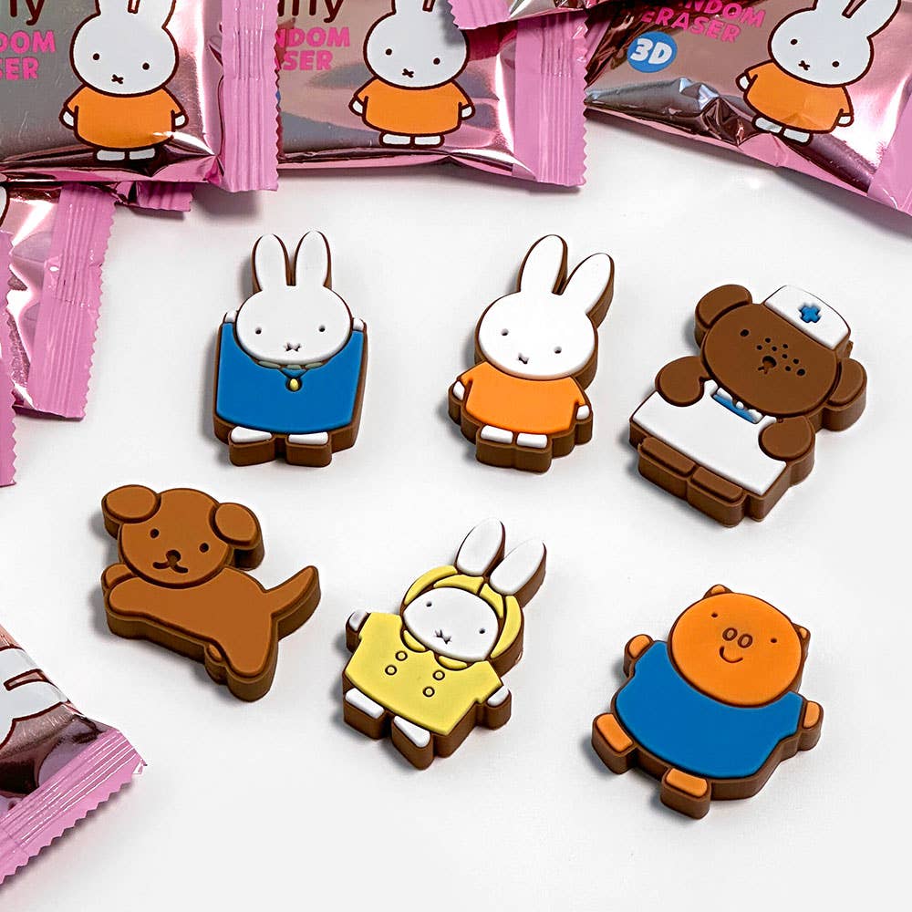 K-Wonderland - Wholesale Eraser - Miffy 3D Figure Eraser Random Eraser Box3