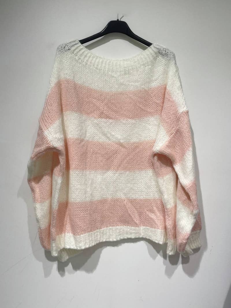 Pomelo paris - Vendita all'ingrosso Maglione tricot - Donna - Romy Stripe6
