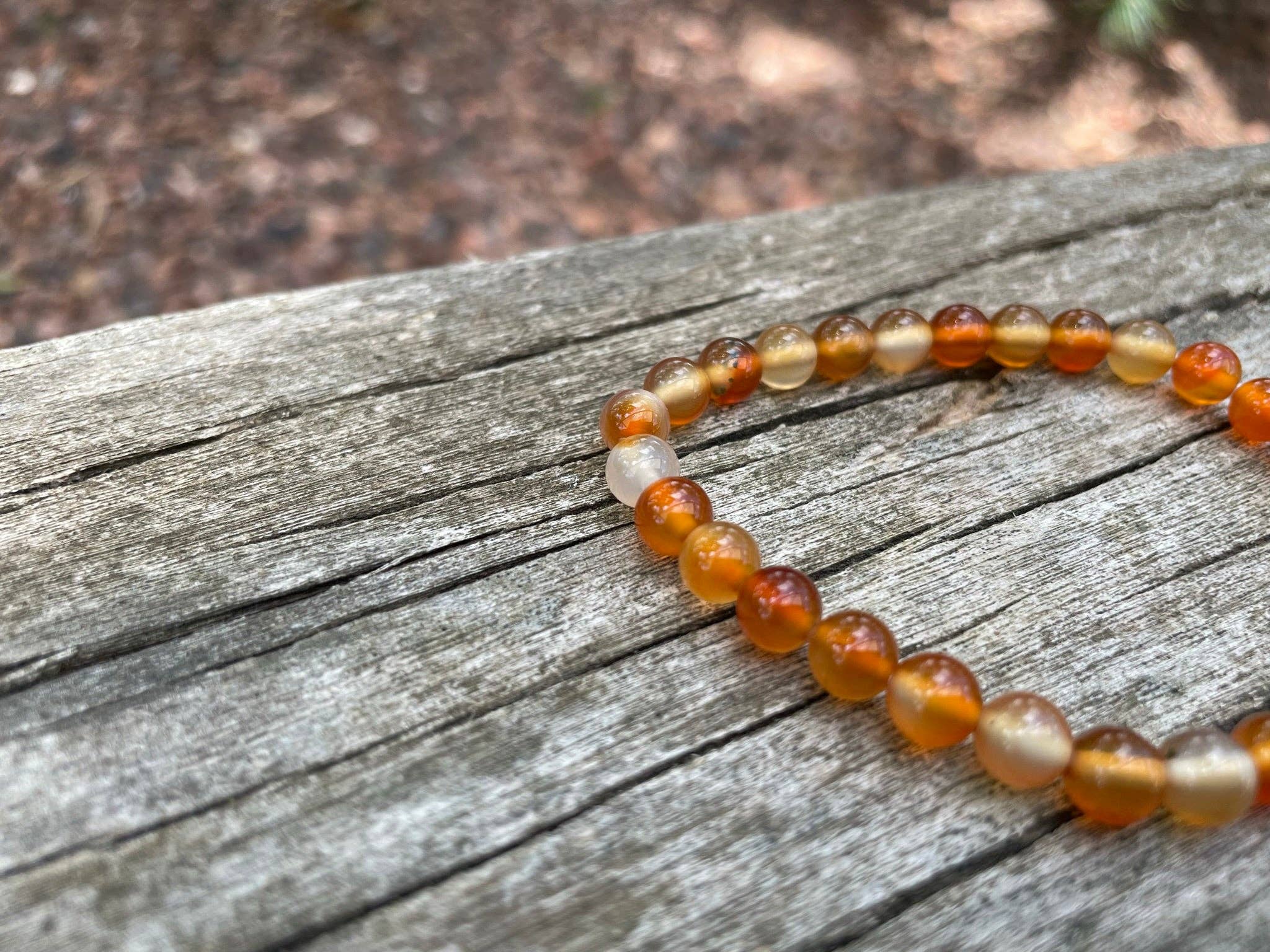 Boutique Bohème - Wholesale Beaded Bracelet - Carnelian lithotherapy elastic bracelet, Made in France1