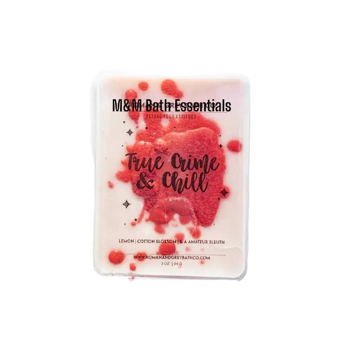 Fonte de cire True Crime & Chill | Coton séché au soleil | Wax Melt pour la vente par Crafted Mayhem