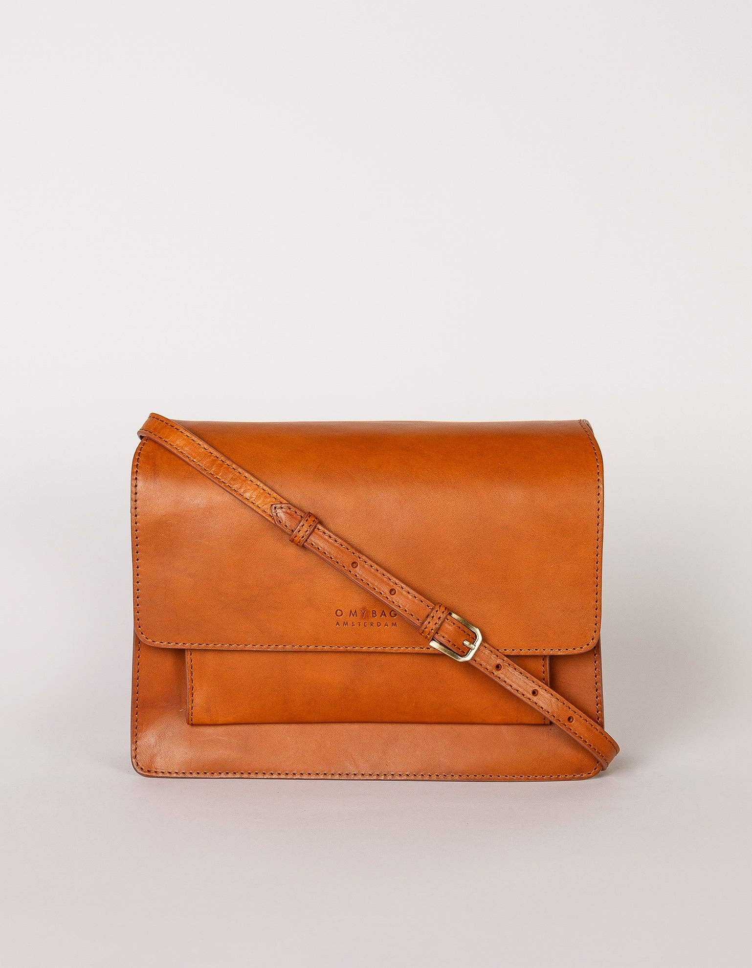 O My Bag - Wholesale Crossbody Bag - Women's - Harper - Cognac Classic Leather1