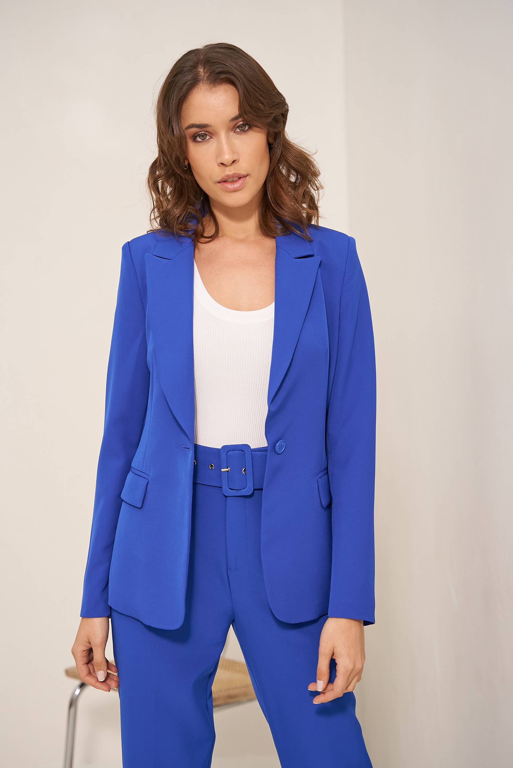 Attentif Paris - Wholesale Suit Jacket - Women's - [Timeless] Fitted single-button plain jacket61