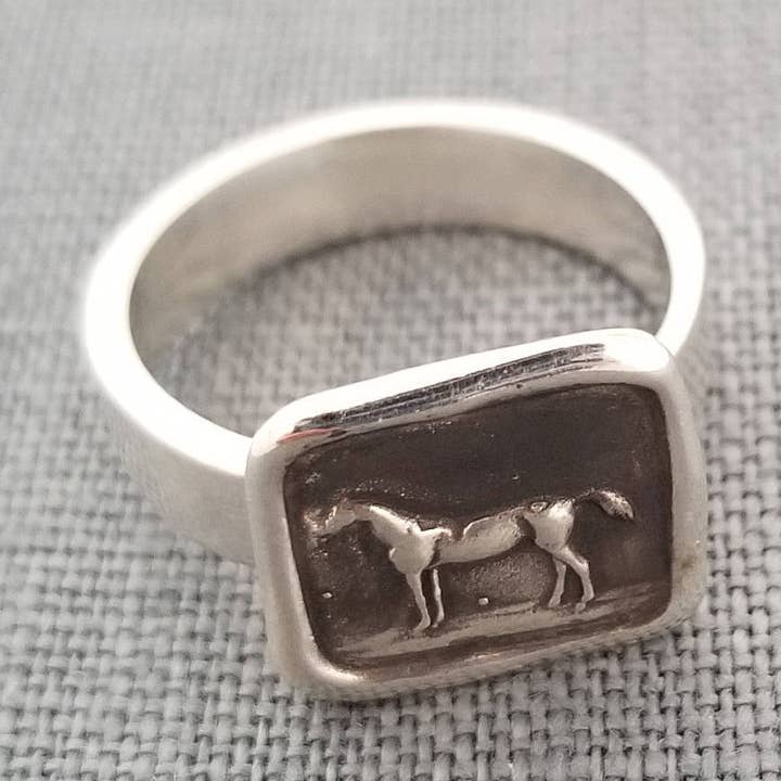 Plum and Posey - Vendita all'ingrosso Anelli con sigillo - Anello di sigillo di cera0