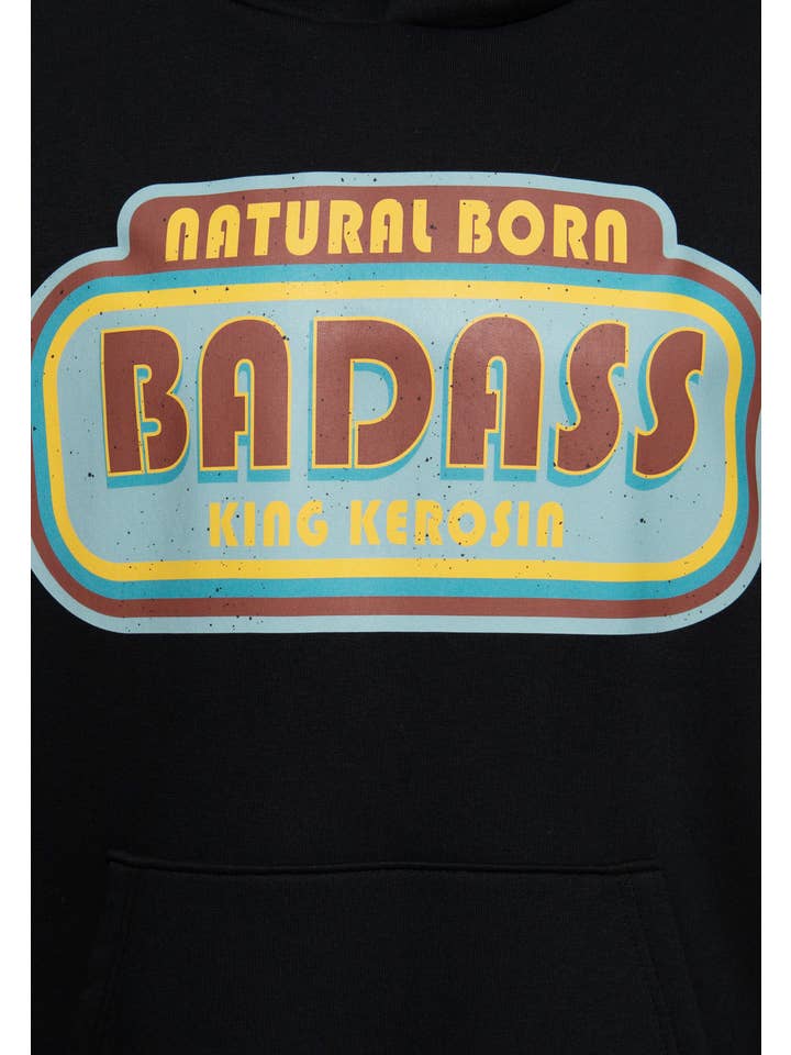 Btex Fashion GmbH / KING KEROSIN - Wholesale Hoodie - Unisex - Natural Born Badass Hoodie