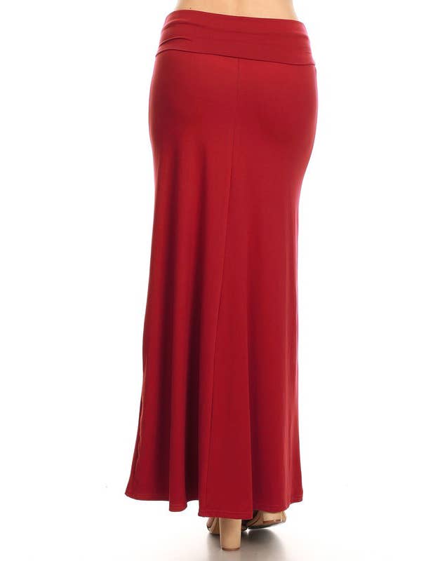 USA Fashion - Wholesale Skirt - Women's - Buttery Smooth Basic High Waist Maxi Skirt