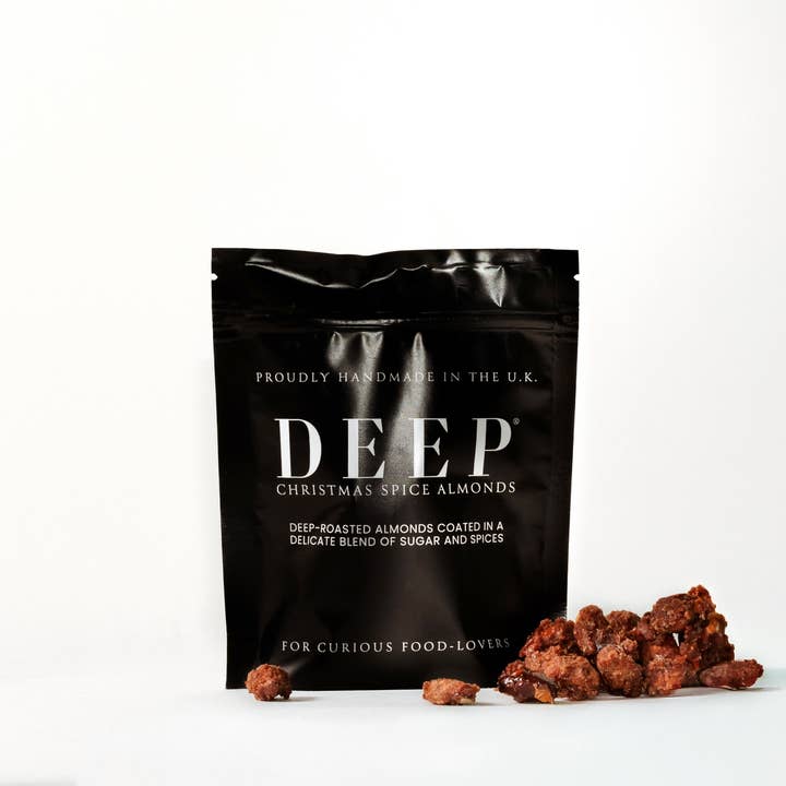 DEEP Christmas Spice Almonds for wholesale by DEEP Almond Butter