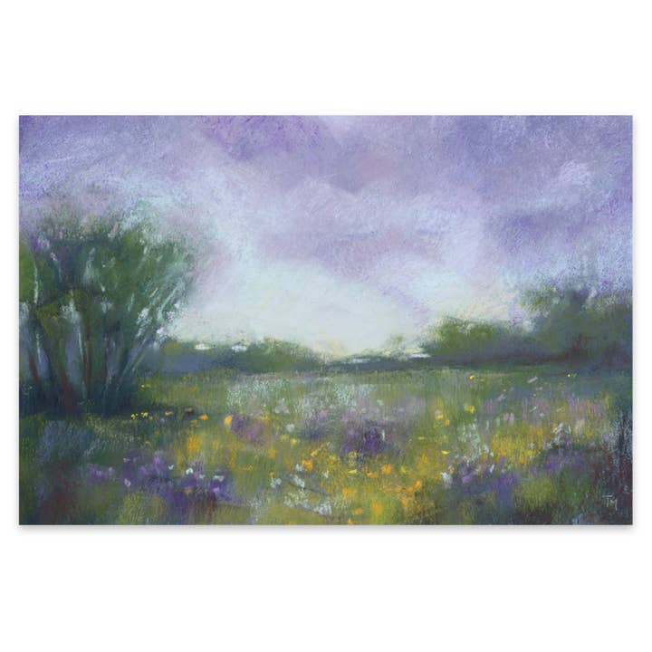 Evening Blooms Soft Pastel Giclée Impressão artística por atacado de Tiffany Mackay Art