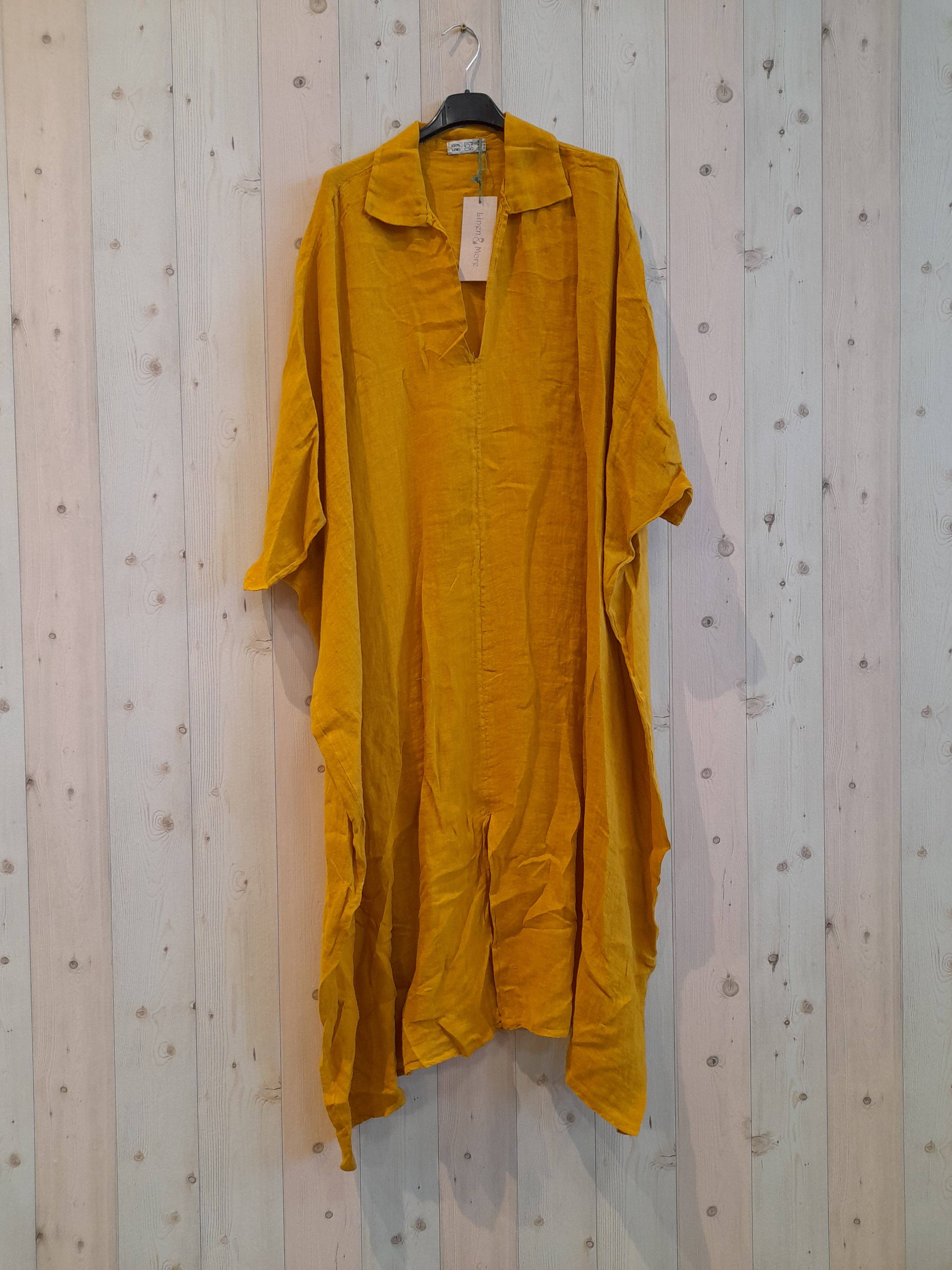 Linen & More - Wholesale Kaftan - Dames - REF 9036 wijde kaftan van 100% linnen3