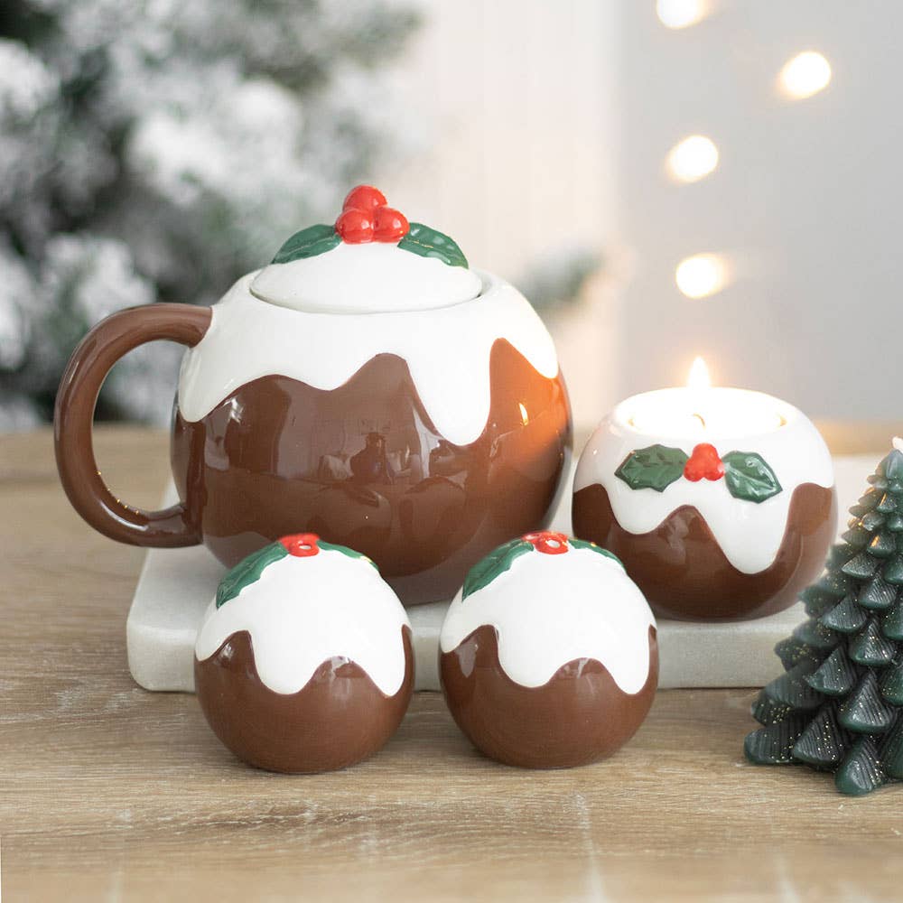 Something Different Wholesale - Wholesale Coffee Mug - Christmas Pudding Shaped Mug7
