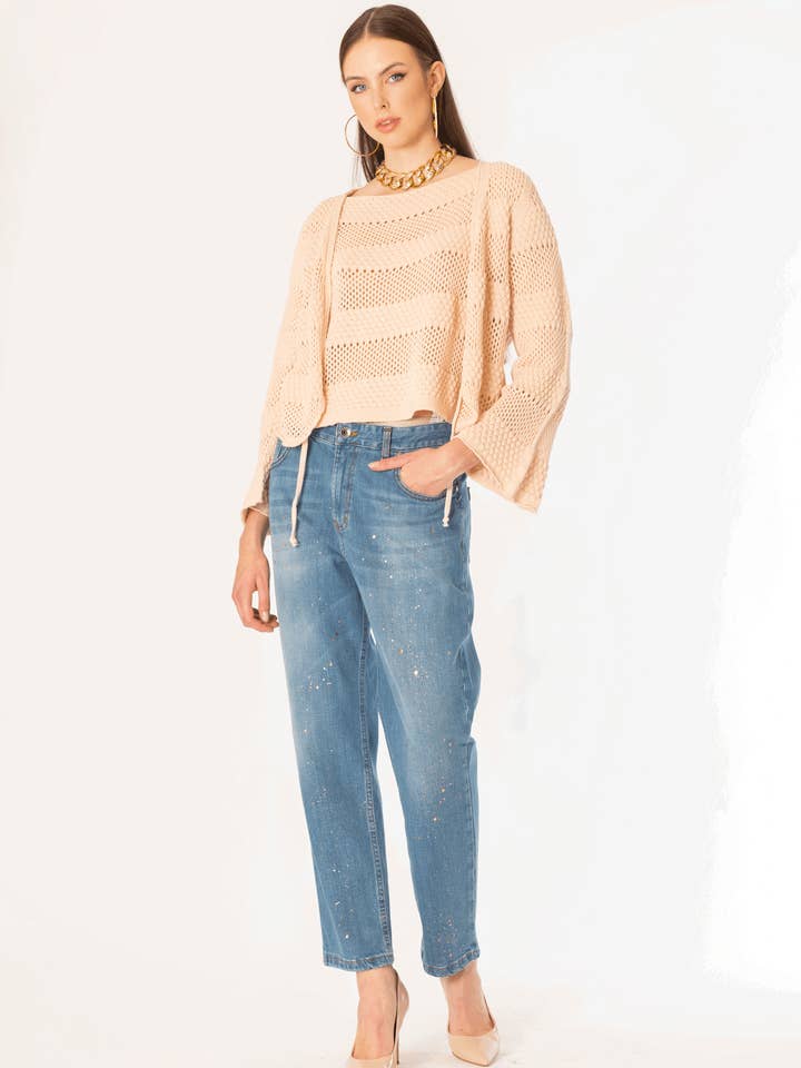 Denim With Coating 97% Co 3% Ea for wholesale by No-nà by Siste's