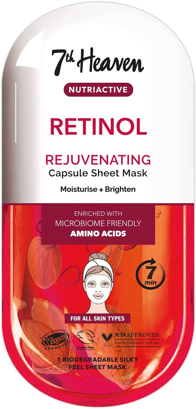 Beauty Goddess - Wholesale Skincare face mask - 7th Heaven Nutriactive Retinol Sheet Mask