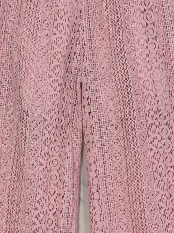 ZAFA PARIS - Wholesale Pants - Women's - 17F22P68-High Waisted Lace Pants