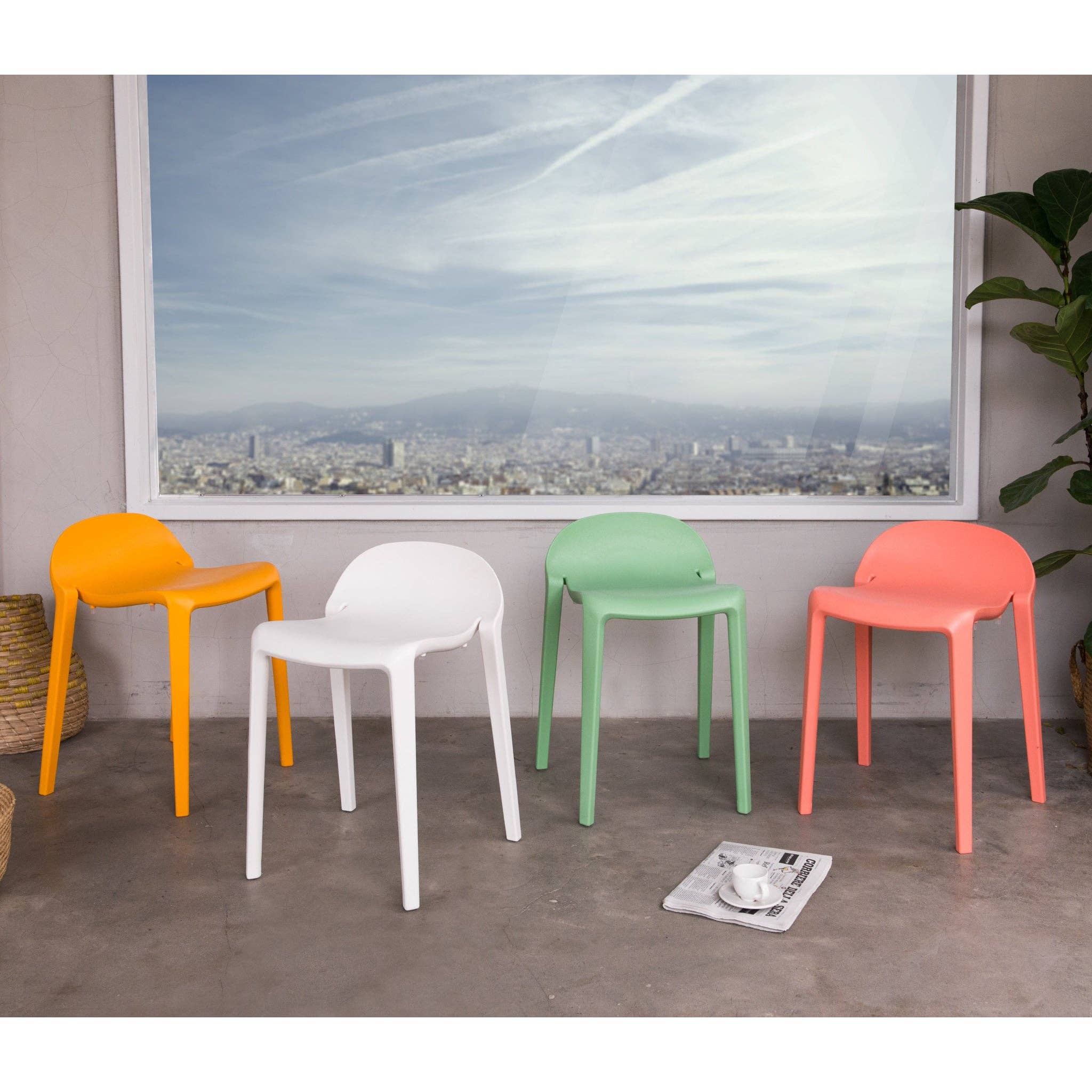 Lagoon Furniture America Corp – Engroshandel Taburet – Lagoon JOYOUS 7057A kort skammel - 2 stk. pr. sæt (MOQ)5