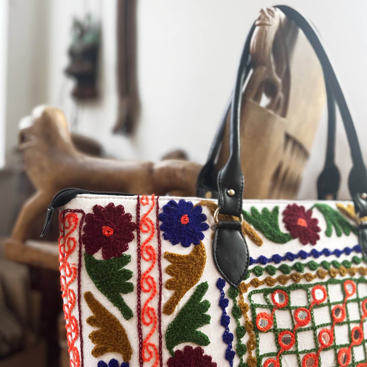 kikooni - Wholesale Weekender Bag - Women's - XL Weekender "Orange Check"4