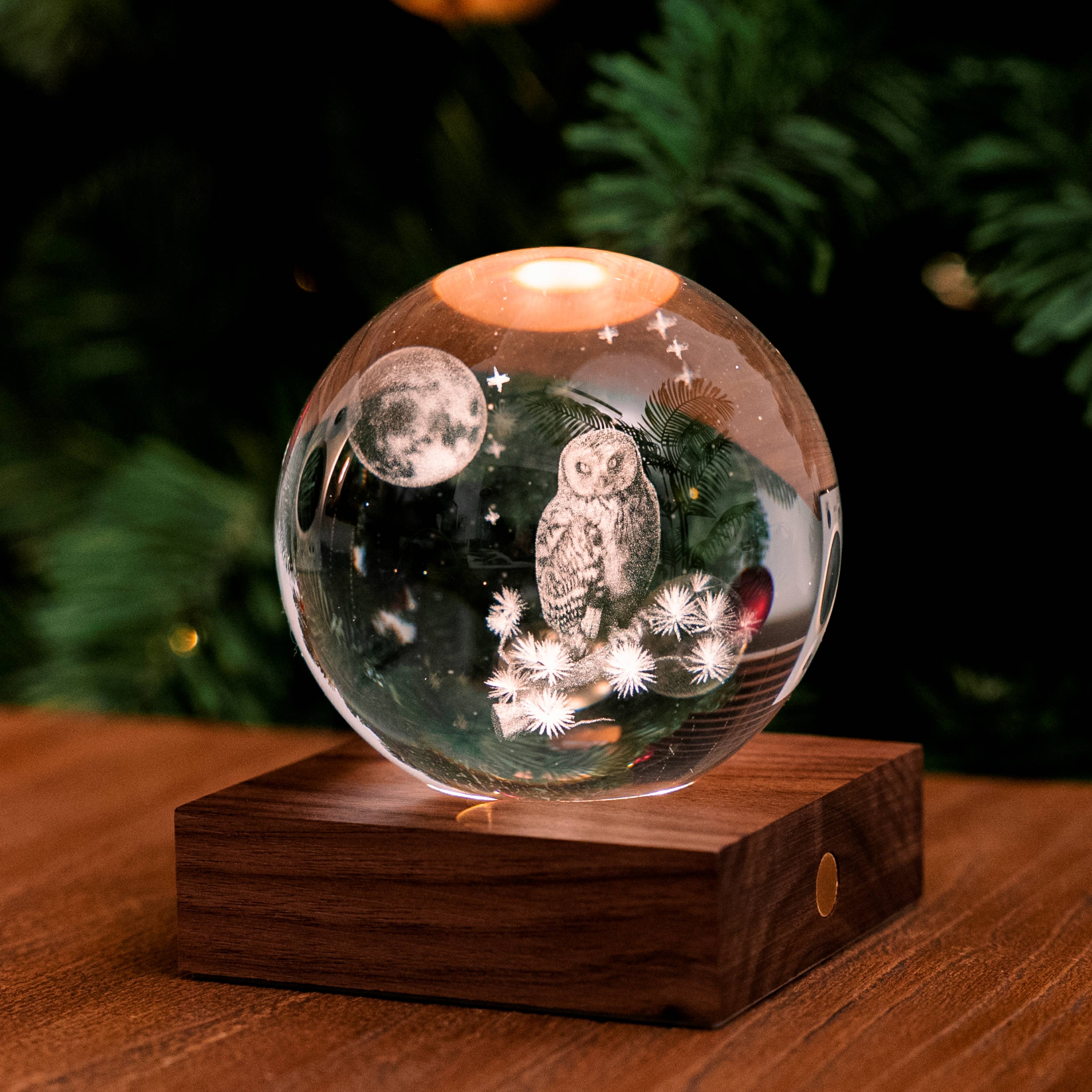 Gingko Design - Wholesale Night light - Amber Crystal Light22