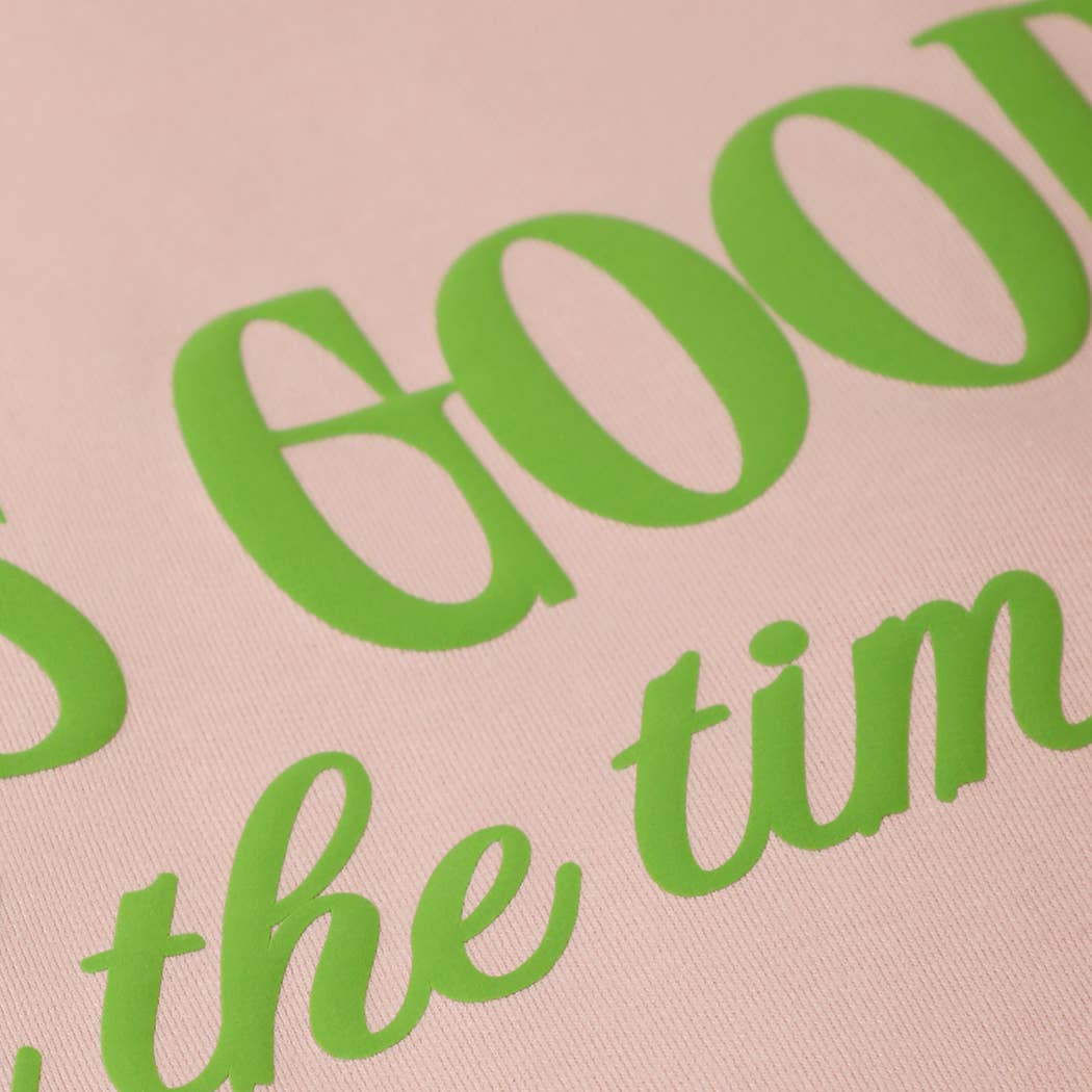 Fashion City - Wholesale Graphic Sweatshirt - Women's - GOD IS GOOD All The Time PUFF MIDWEIGHT Sweatshirt5