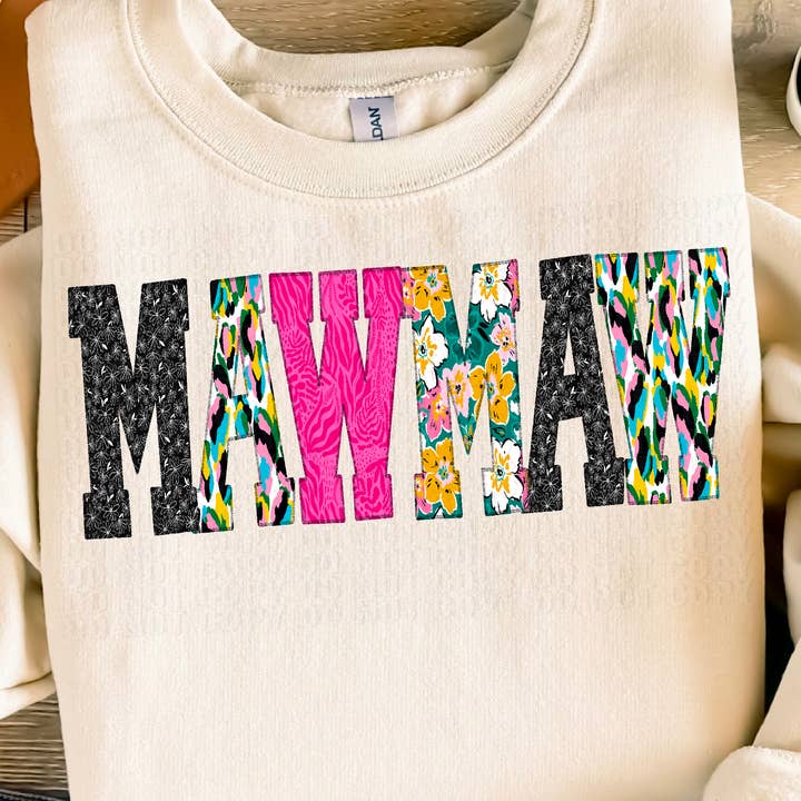 MawMAW Overlock Bright DTF-overførsel for engroshandel hos K and M Designs