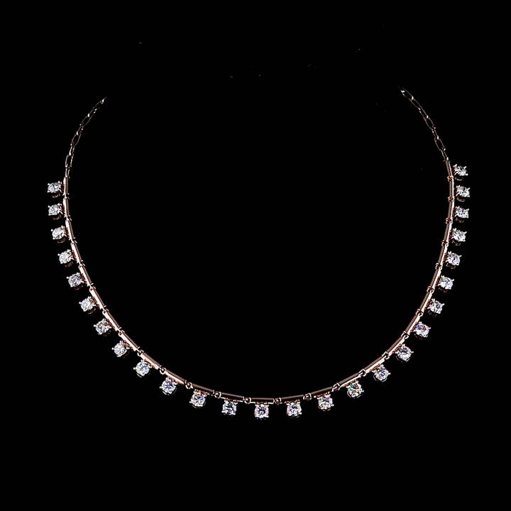 Aurielle Diamond Drop Necklace for wholesale by Kalindi Jewels
