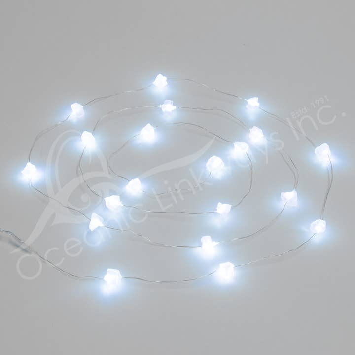 Oceanic Linkways Inc – wholesale String lights – LED LIGHT STRING - CRYSTAL 6.5 FEET (PC)2