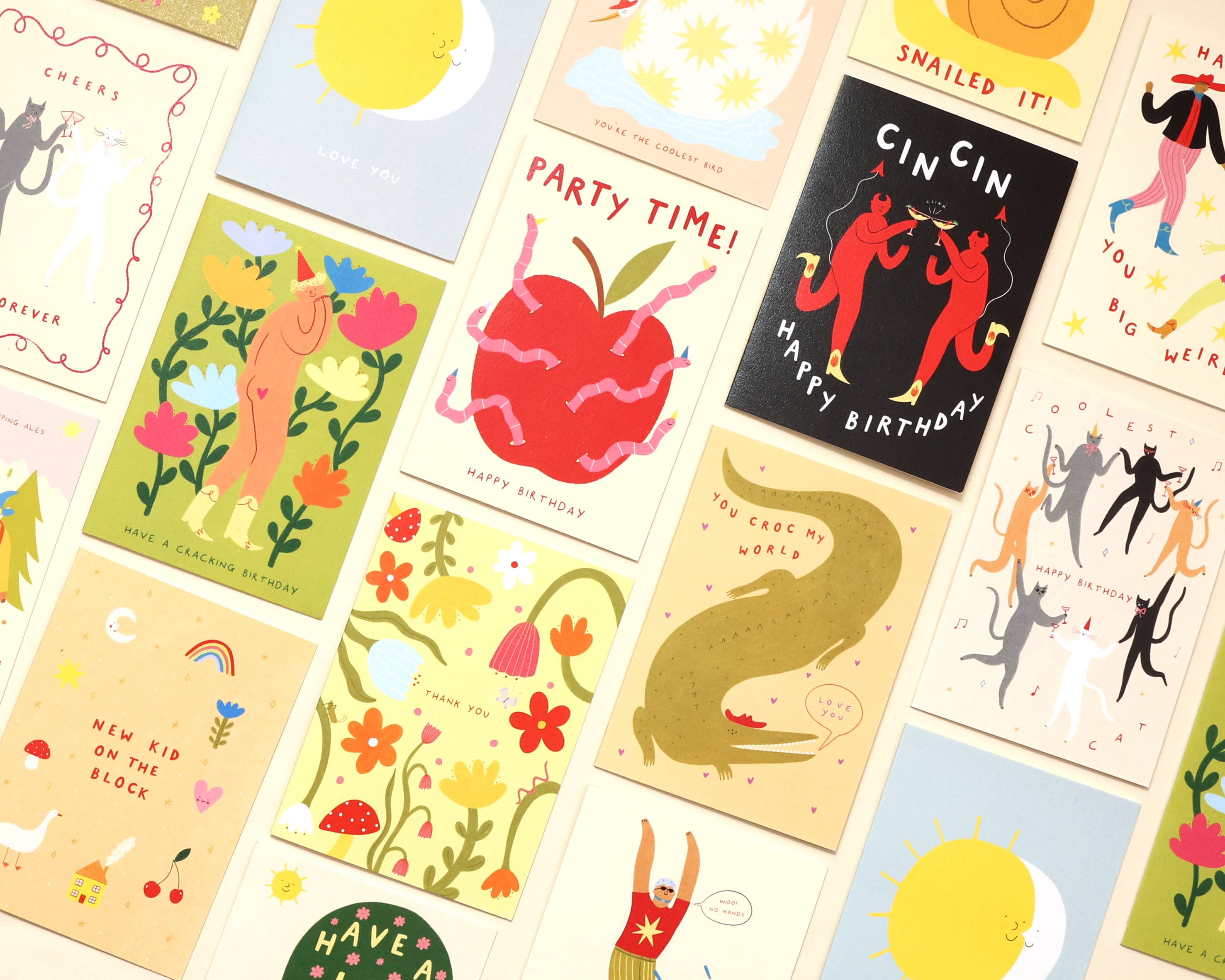 Little Black Cat Illustrated Goods - Wholesale Birthday Card - Cracking Birthday Card | Funny Birthday Card | Cheeky Card4