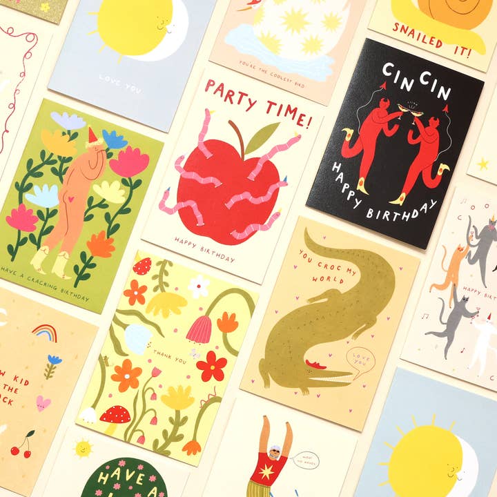 Little Black Cat Illustrated Goods - Wholesale Birthday Card - Cracking Birthday Card | Funny Birthday Card | Cheeky Card4