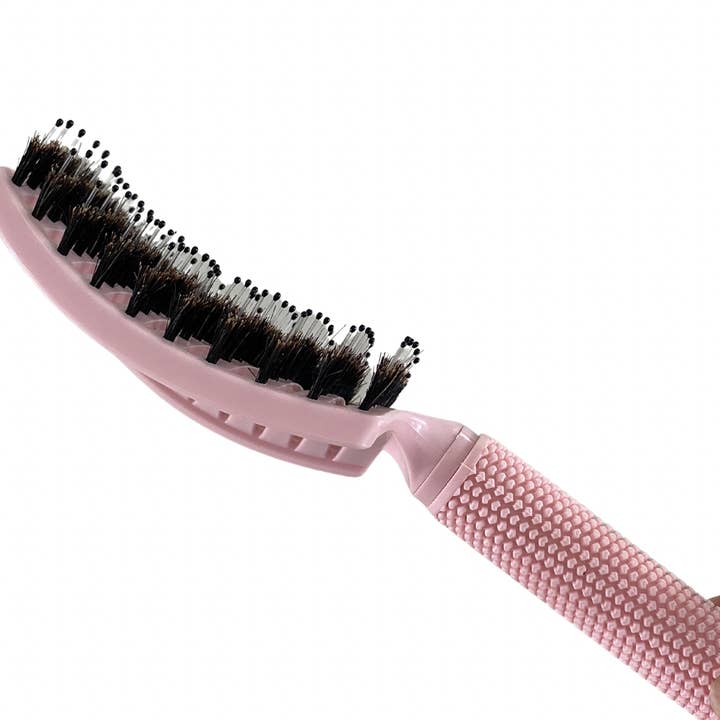 Poppet Locks - Wholesale Hair brush/comb - Baby Pink hair brush1