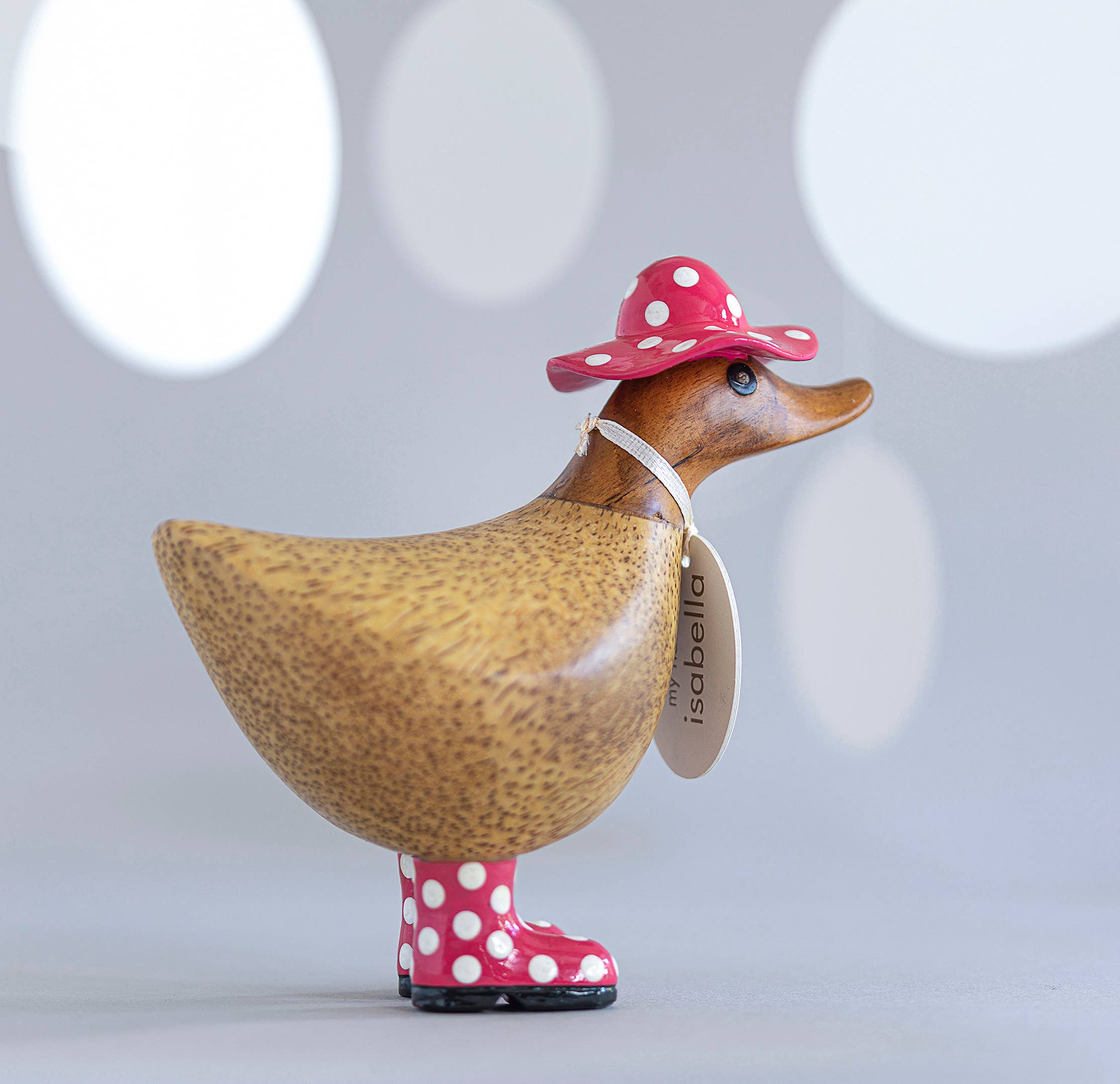 DCUK - Wholesale Decoratief beeldje - DCUK eendjes met stippenhoed en laarzen4