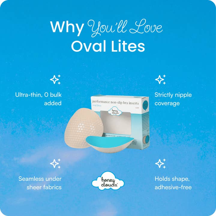 Honey Cloudz - Wholesale Bra Inserts - Women's - Oval Lites Bra Inserts6