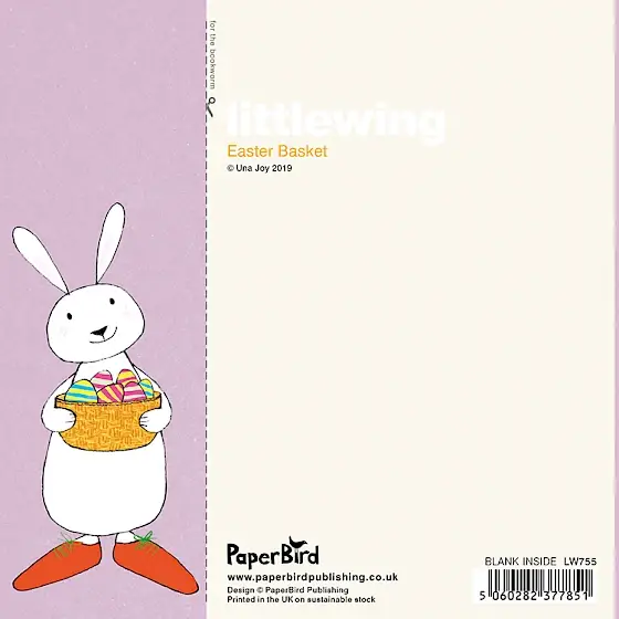 Paper Bird Publishing – wholesale Easter card – Easter Basket1
