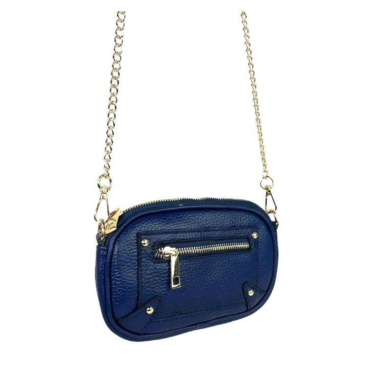 Chenson & Gorett - Wholesale Shoulder Bag - Women's - Women's Italian Leather Shoulder Bag with Long Handle Chain9