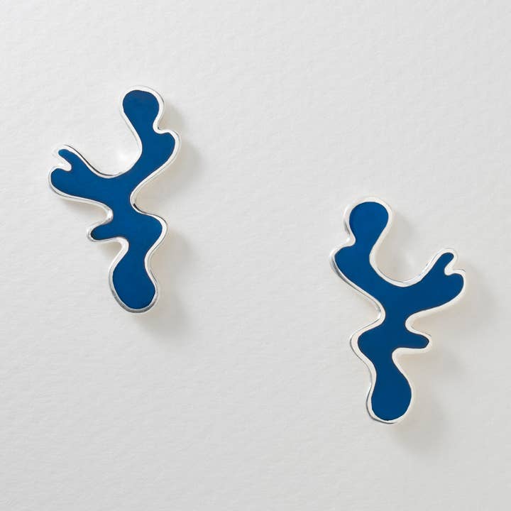 Pendientes Matisse Blue para venta al por mayor de Paula Bolton Jewelry