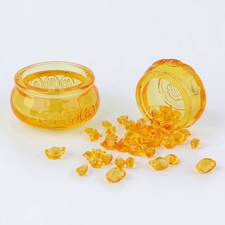 jiomind - Wholesale Decorative Plate/Dish/Bowl - Feng Shui Golden Treasure Bowl (9 cm size)