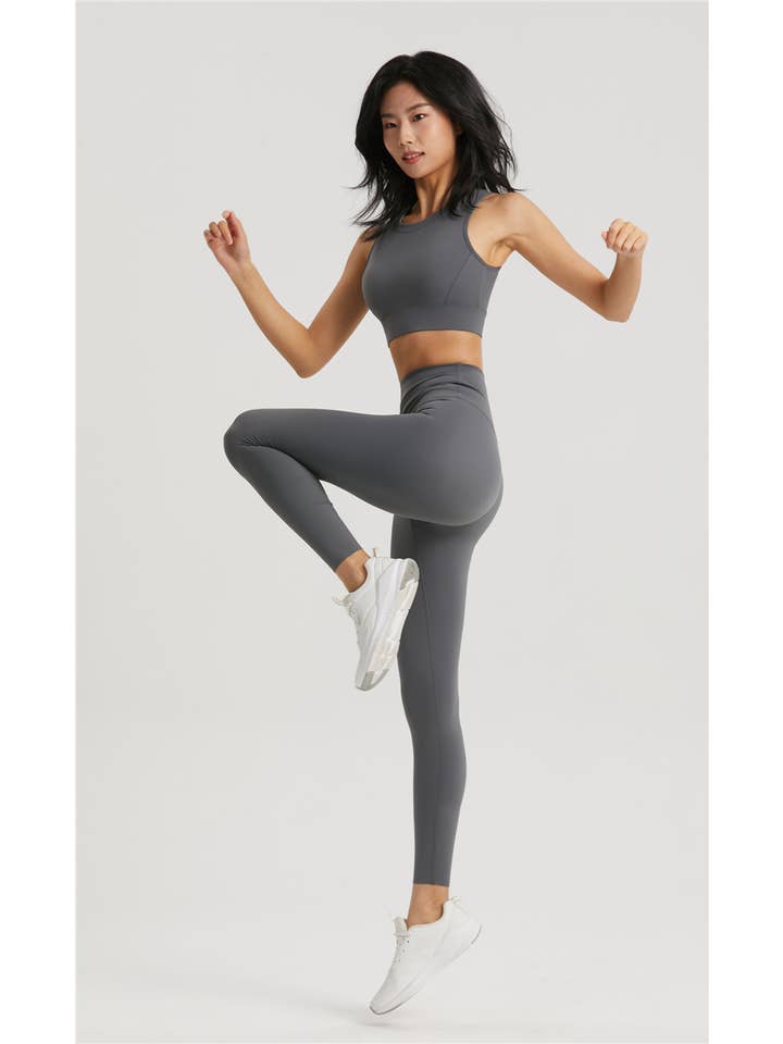 91thelabel - Vente Brassière de sport – femme - Soutien-gorge de sport à dos ouvert Merida Lycra® à coupe moulée3