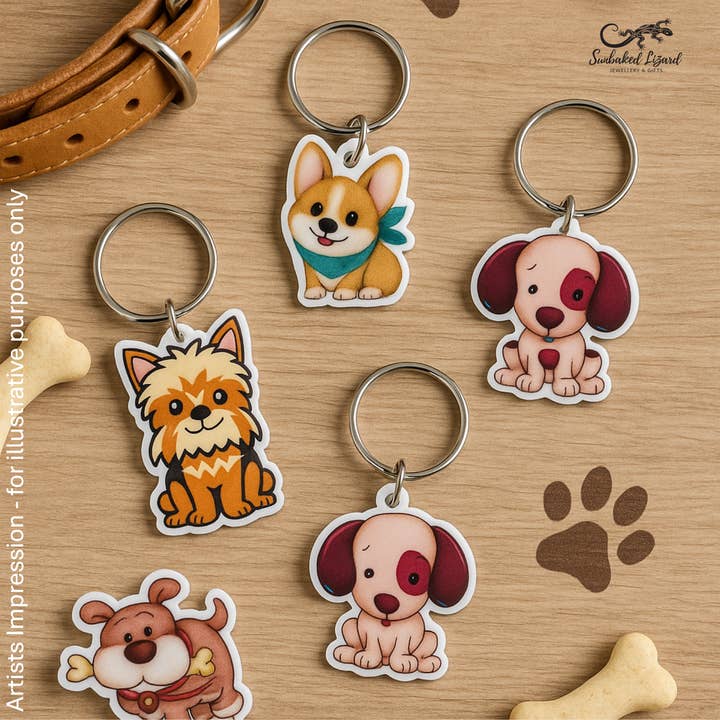 Sunbaked Lizard Jewellery & Gifts - Wholesale Pet collar charm – Dog - Doggie with Bone Dog Collar Charm| Pet Accessories| Petcharm2