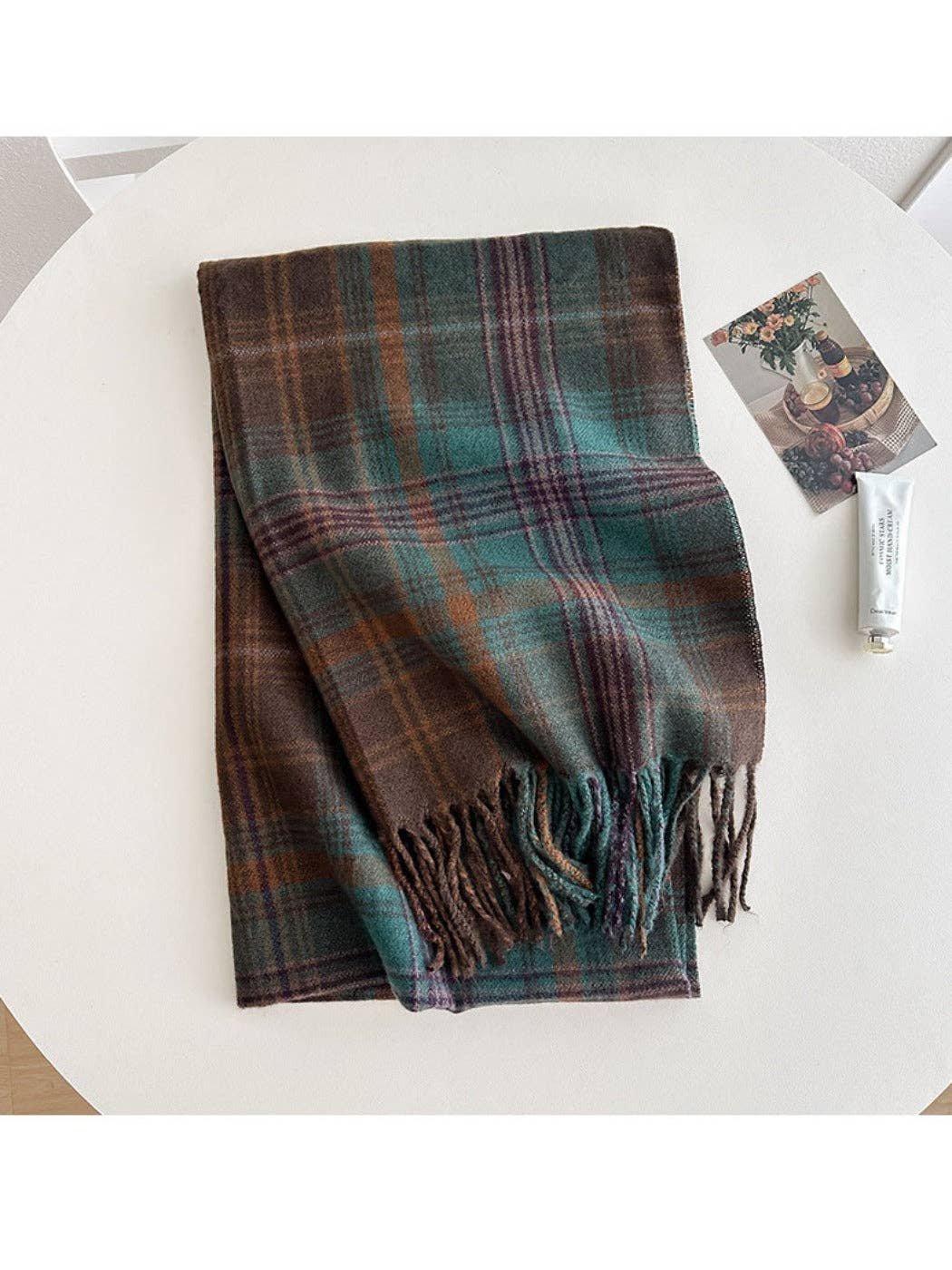 Funkyrel® Atzbranding Limited - Wholesale Sjaal - Dames - Scarvii - Geruite Wintersjaal Sjaal voor Vrouwen11