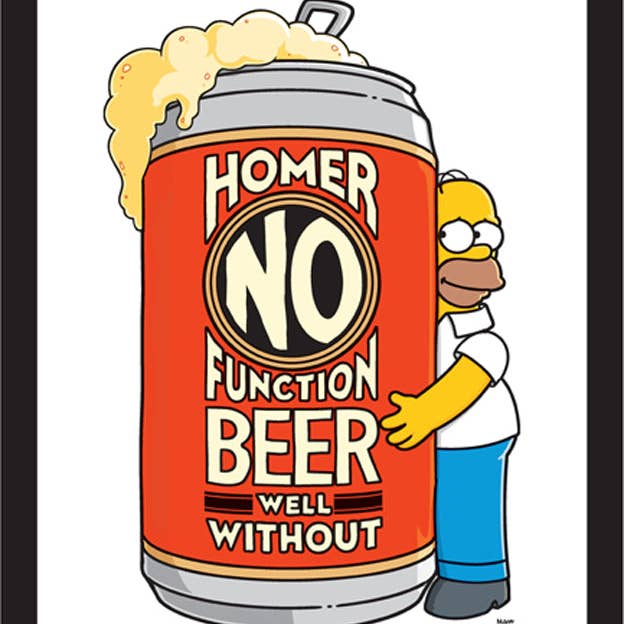 Decorative Mirror - Simpsons - Homer No Beer for wholesale by Instant Gifts International