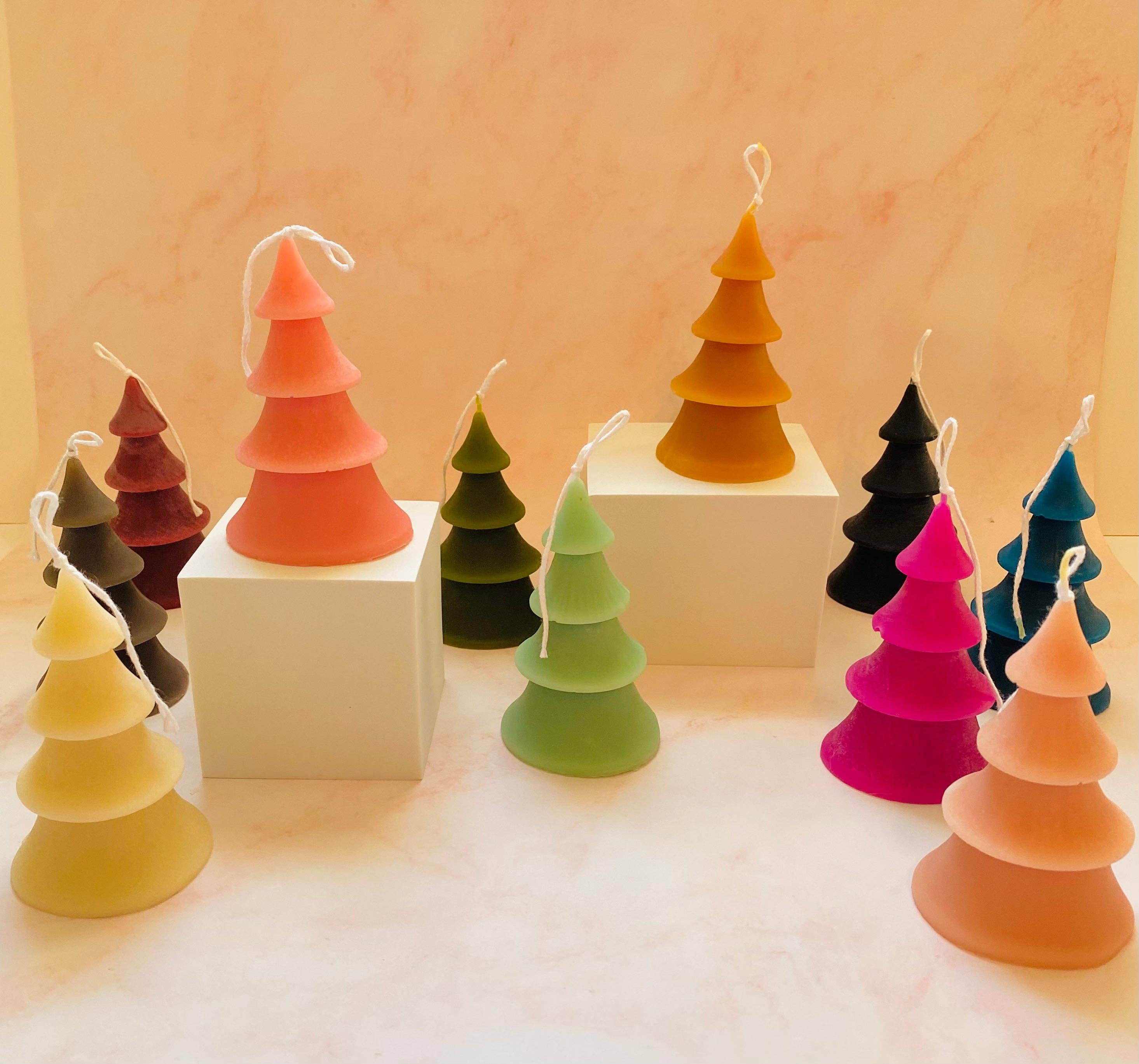 Maple + Love - Wholesale Novelty Candle - 4 Tier Christmas Tree Beeswax Candle1