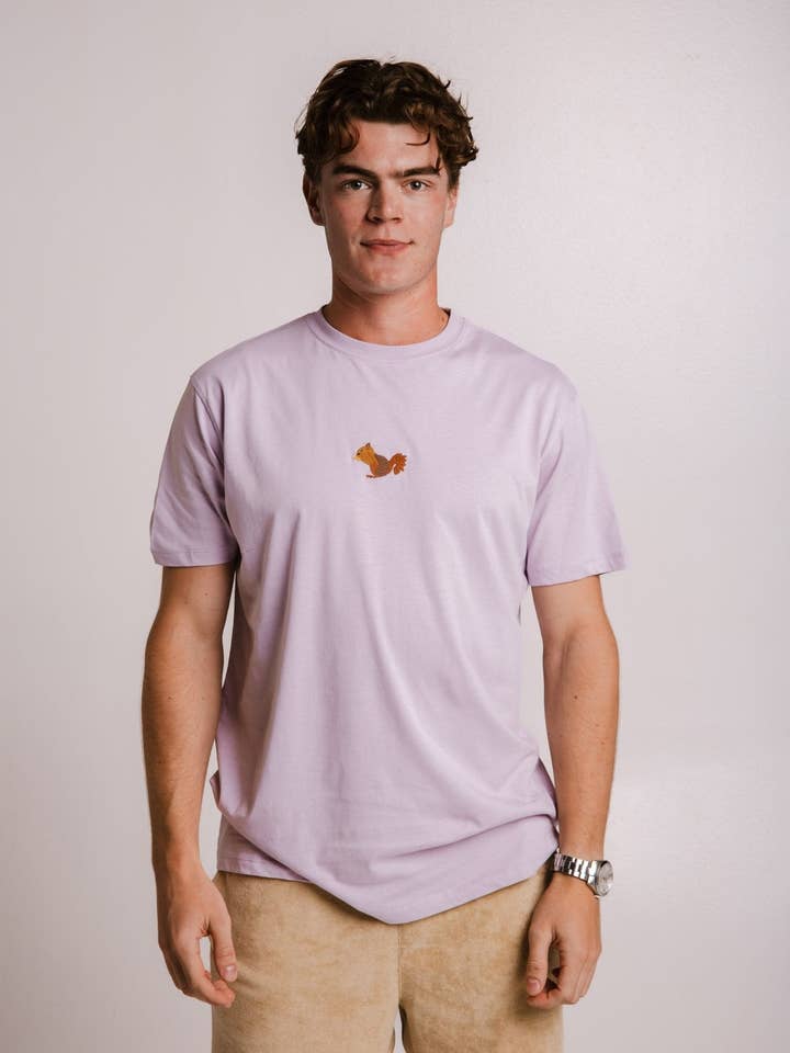 Egern T-shirt - Lilla for engroshandel hos Sossu