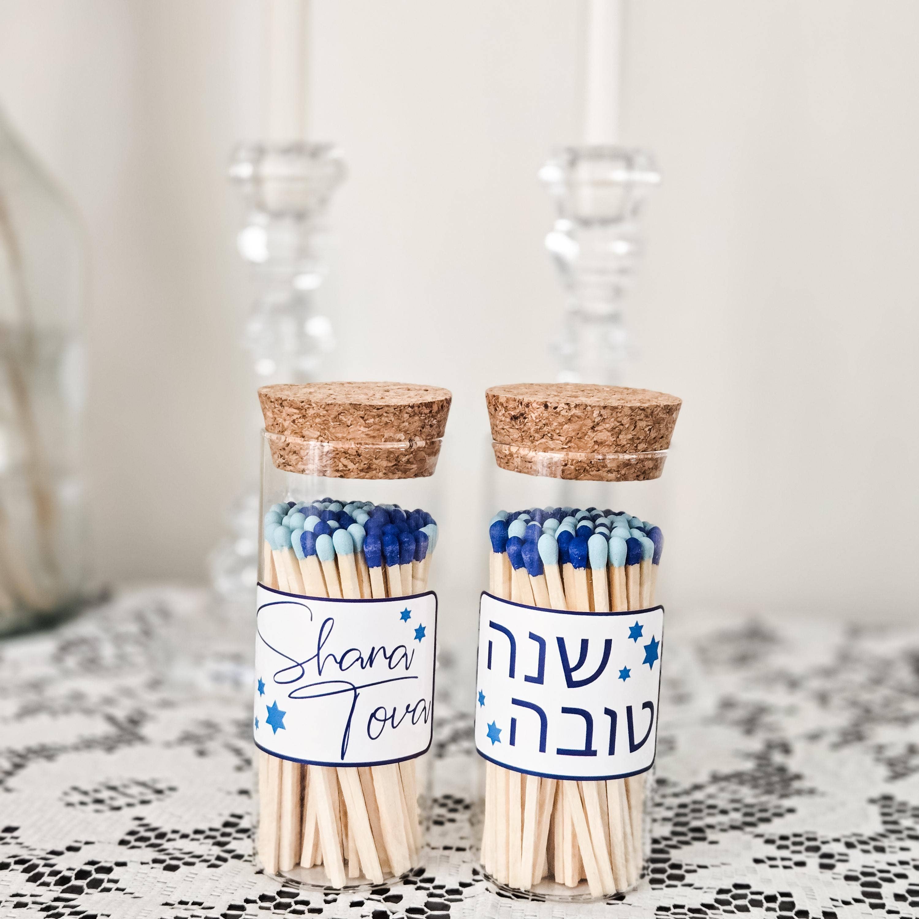 Salt Sparkle Shalom - Wholesale Matches - Shana Tova Match Jar for Rosh Hashana5