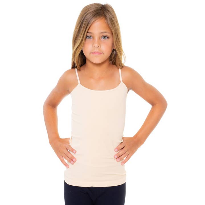 Malibu Sugar - Wholesale Tank Top - Kids - Girls (7-10) Full Camisole - 25 COLORS AVAILABLE!