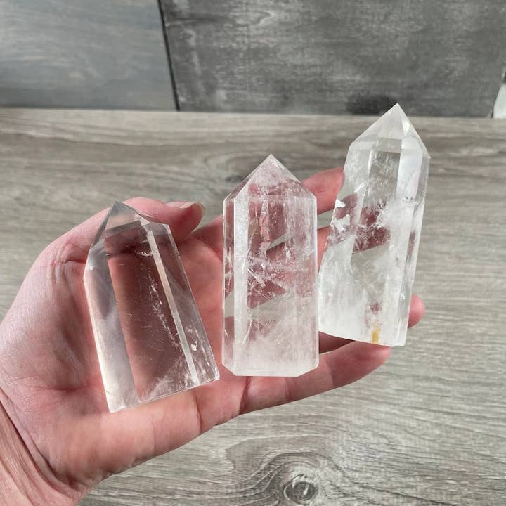 Keystone Crystals - Wholesale Spiritual Stone/Crystal - Gemstone Obelisks – 4 to 5 oz Bulk Crystal Towers for Retail5