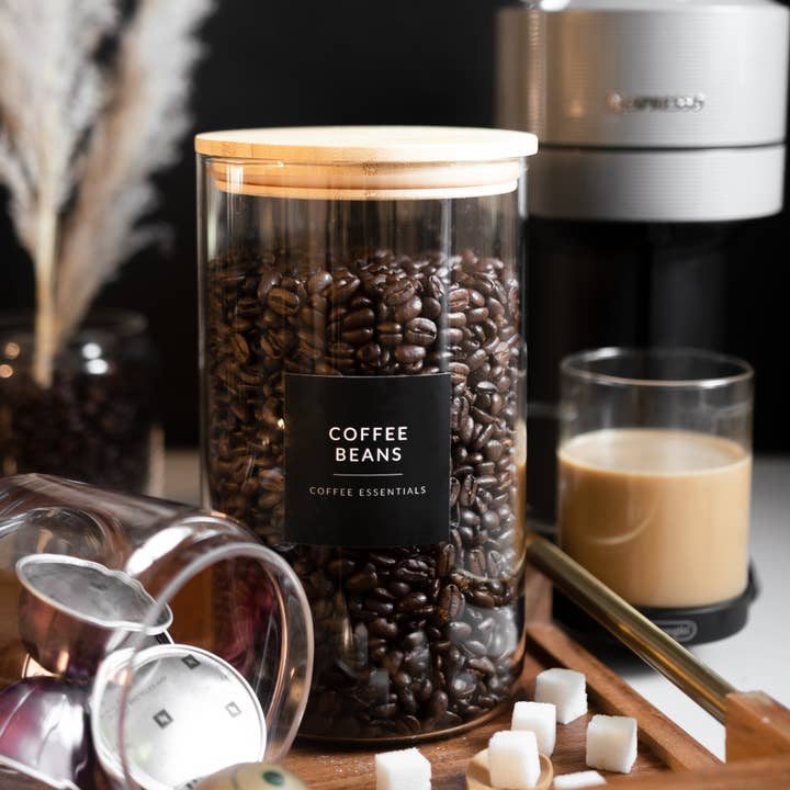 Savvy & Sorted - Wholesale Food/beverage label - Black Minimalist Pantry Labels8