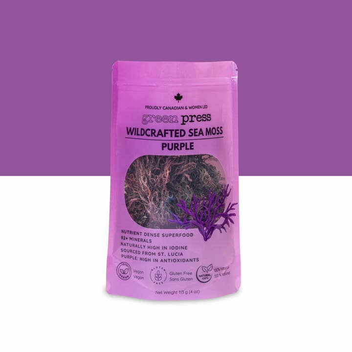 Wildcrafted Sea Moss Purple - 4 oz for wholesale by greenpress