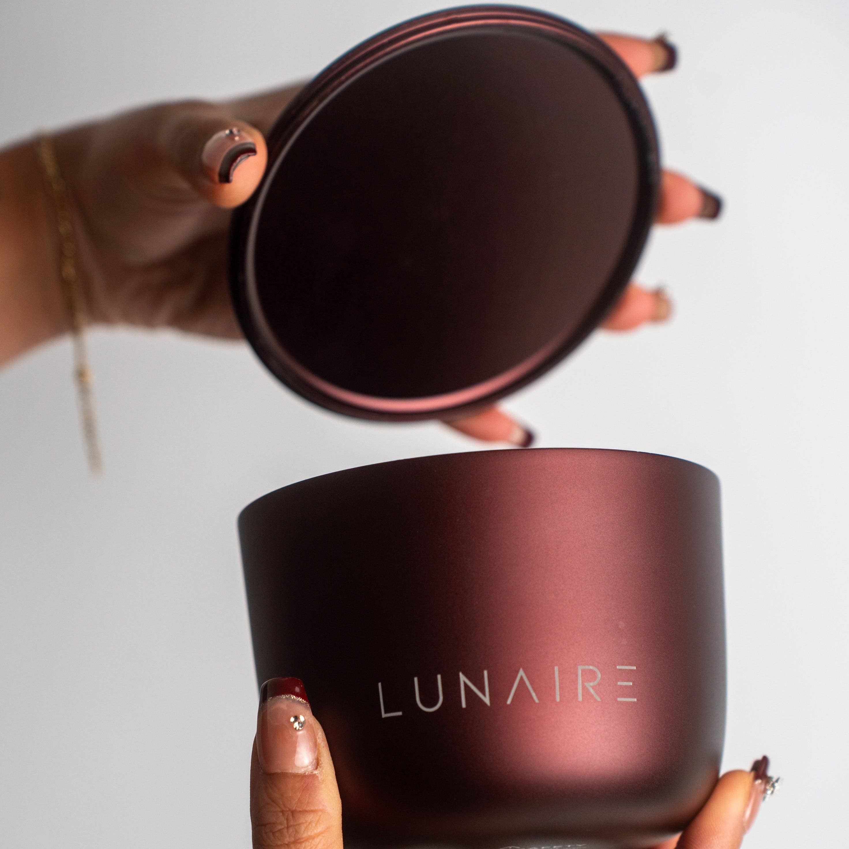 Lunaire - Wholesale Jar/Filled Candle - Forever Jar Burgundy | Aluminium Forever Candle5