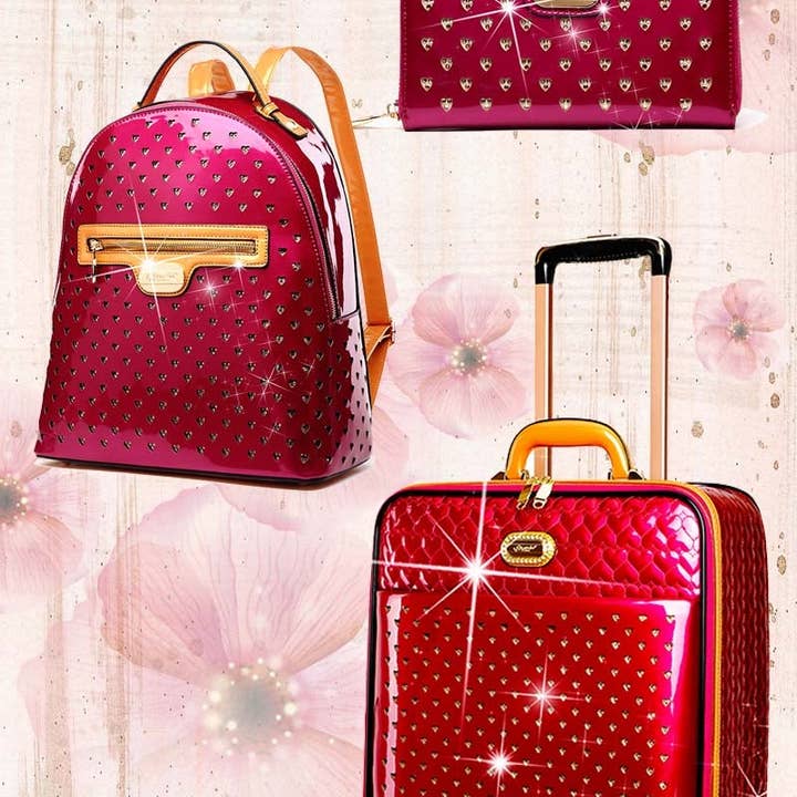 Collezione da Viaggio Radiant Ruby di Brangio Italy per la vendita all'ingrosso da parte di Brangio (Italy) Company Inc.