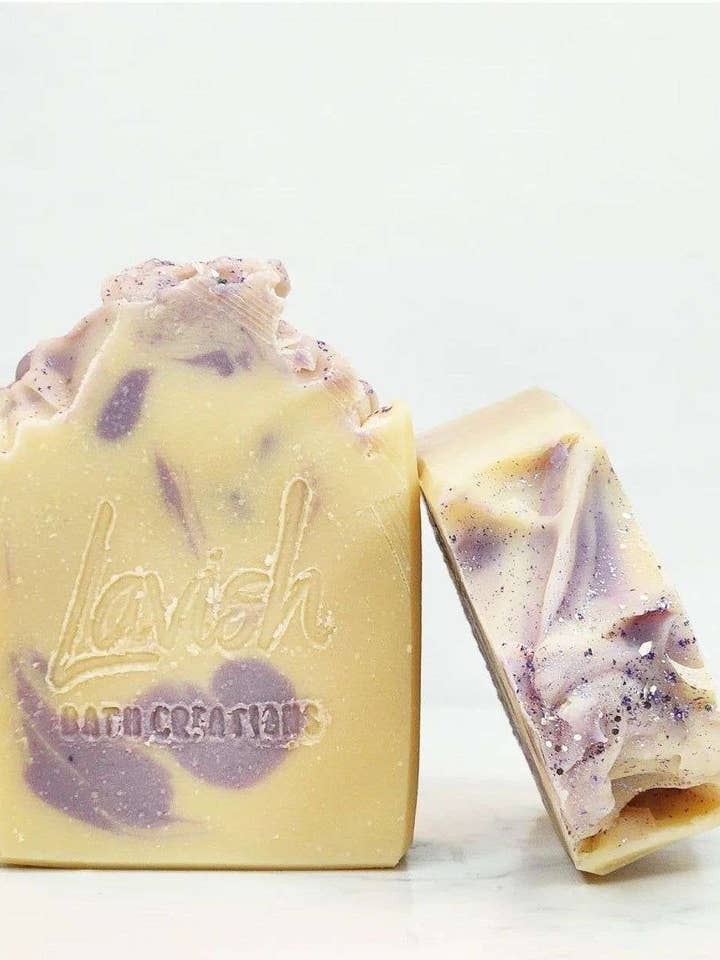 "Lavender" Triple Milk Soap for wholesale by Lavish Bath Creations