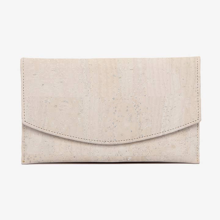 Card Wallet in Natural Cork for wholesale by Corki Distribution L.L.C.