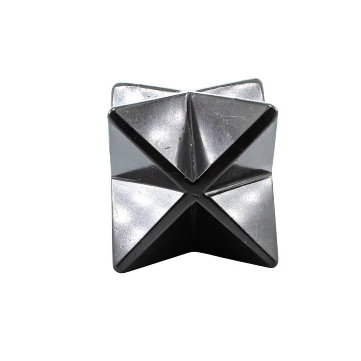 Quasar Gems USA - Wholesale Spiritual Stone/Crystal - Shungite Merkaba 1