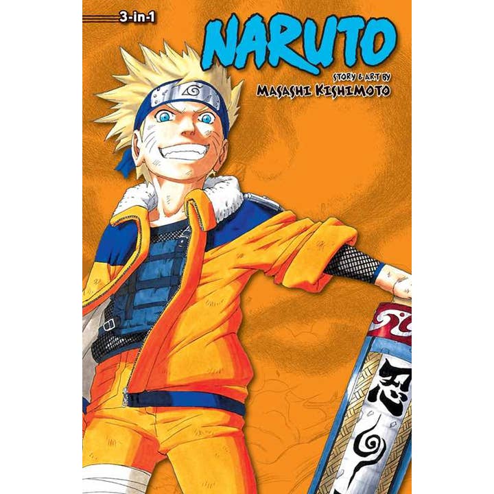 Simon & Schuster - Wholesale Manga - Naruto (3-in-1 Edition), Vol. 4 by Masashi Kishimoto
